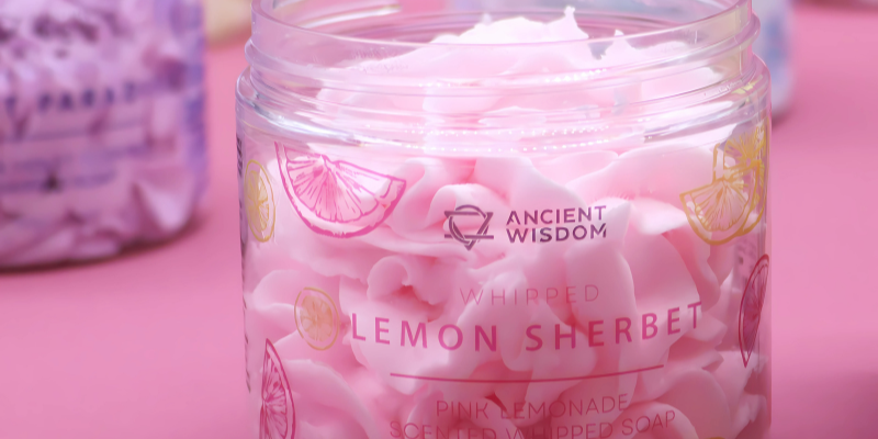 Ancient Wisdom Schlagseife Lemon Sherbert 120g5