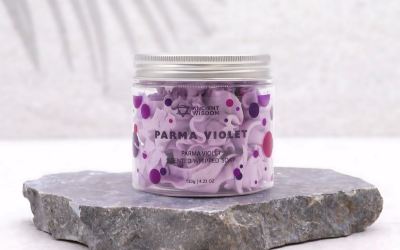 Ancient Wisdom Schlagseife Parma Violet 120g6