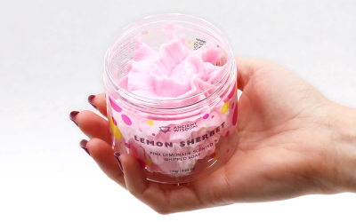 Ancient Wisdom Schlagseife Lemon Sherbert 120g6