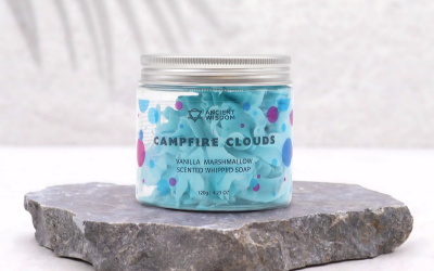 Ancient Wisdom Schlagseife Campfire Clouds 120g6