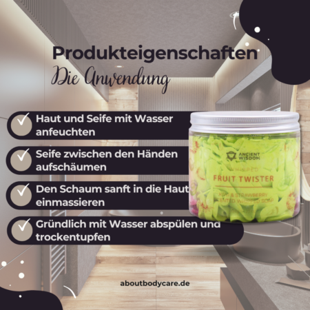 Ancient Wisdom Schlagseife Fruit Twister 120g3