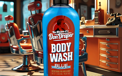 Don Draper Body Wash Blue 250ml6
