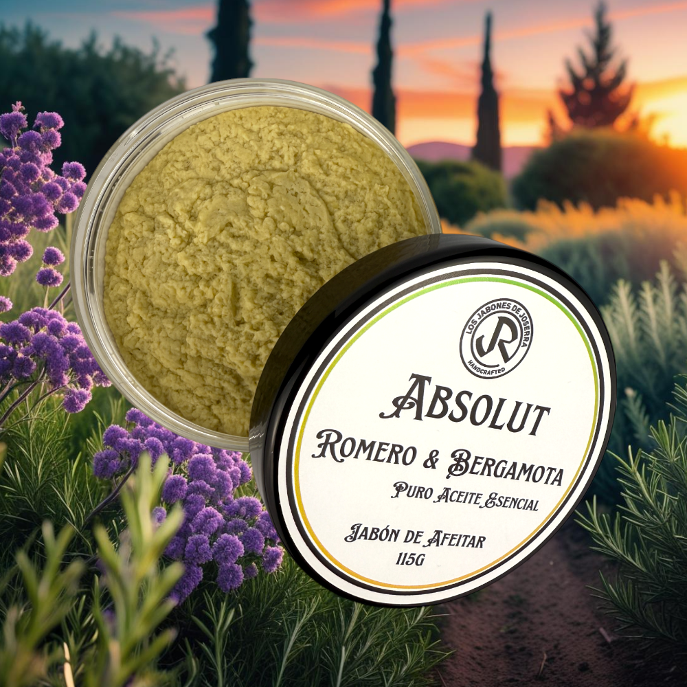 Los Jabones De Joserra Rasierseife Absolut Romero und Bergamota 115g5
