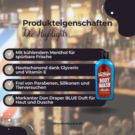 Don Draper Body Wash Blue 250ml1