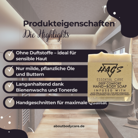 HAGS Körperseife Neutral 115-125g1