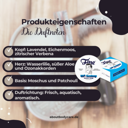 Fine Accoutrements Rasierseife Barber Blue 150ml1