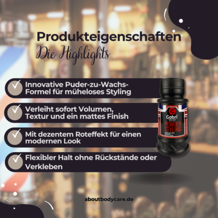 Gabri Professional Haarstylingpuder Matte Effect 21g1