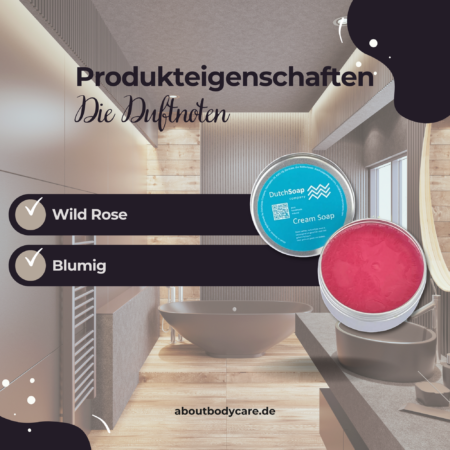Dutch Soap Company Cream Soap Wild Rose 100g1
