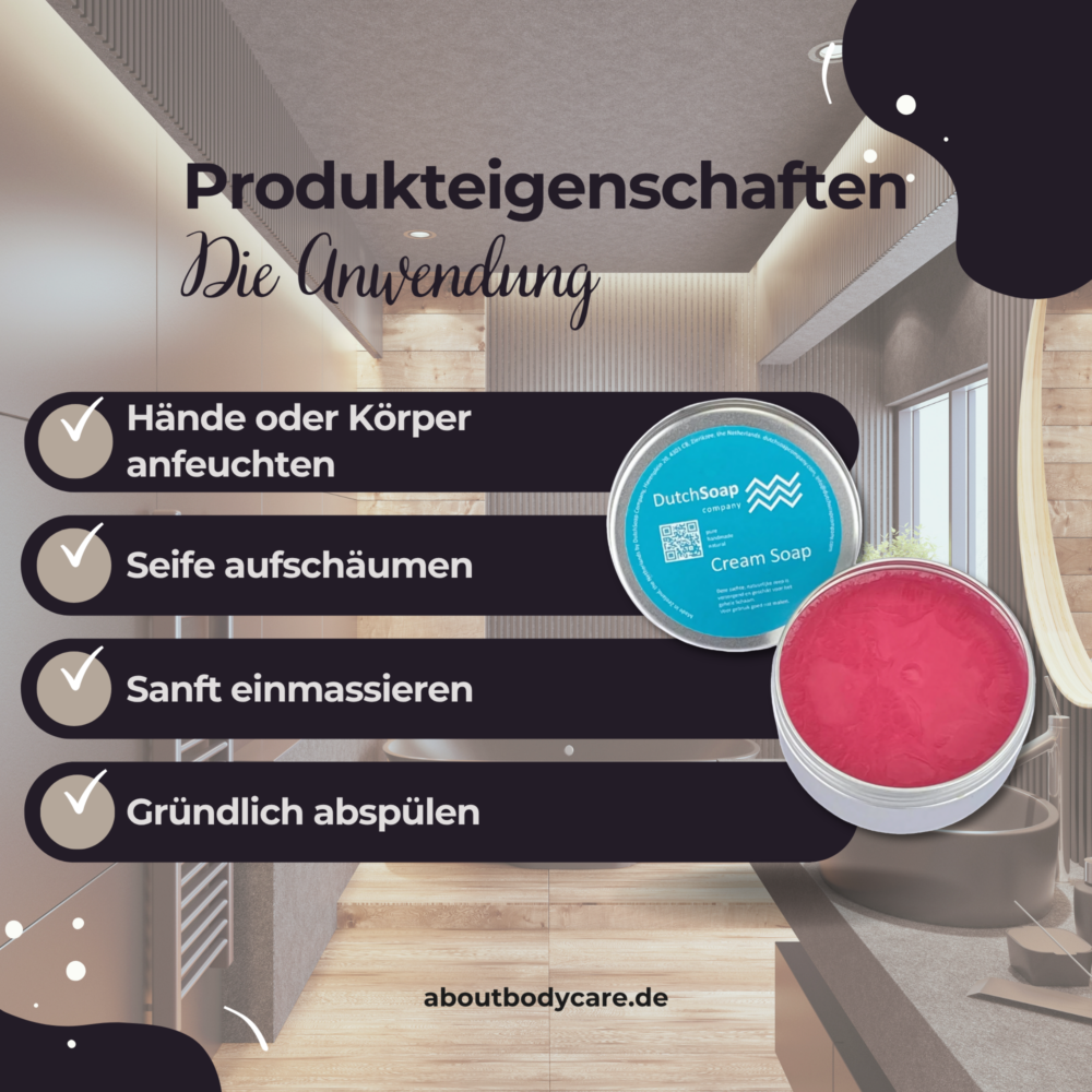 Dutch Soap Company Cream Soap Wild Rose 100g3