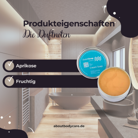 Dutch Soap Company Cream Soap Aprikose 100g1