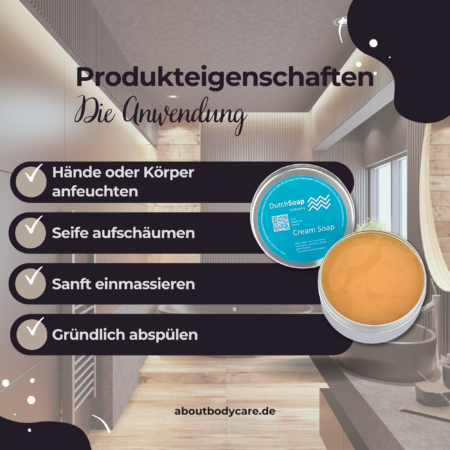 Dutch Soap Company Cream Soap Aprikose 100g3