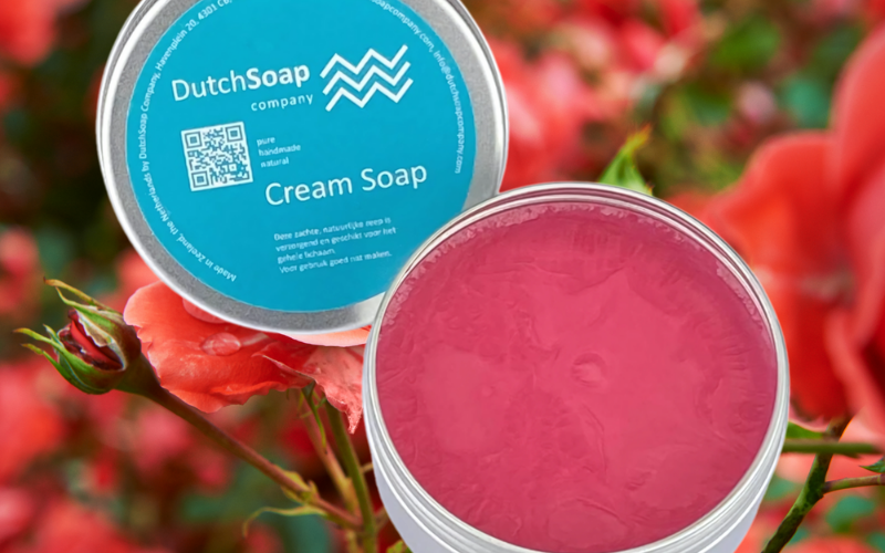Dutch Soap Company Cream Soap Wild Rose 100g6