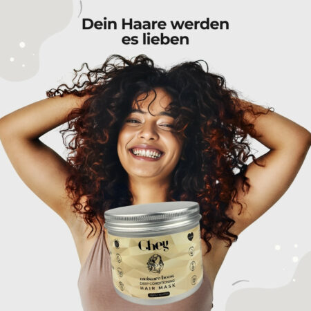 Chey Moisture Boost Hair Mask 200ml, für trockenes & strapaziertes Haar, Leicht beduftet2