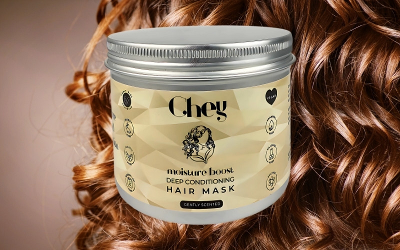 Chey Moisture Boost Hair Mask 200ml, für trockenes & strapaziertes Haar, Leicht beduftet6