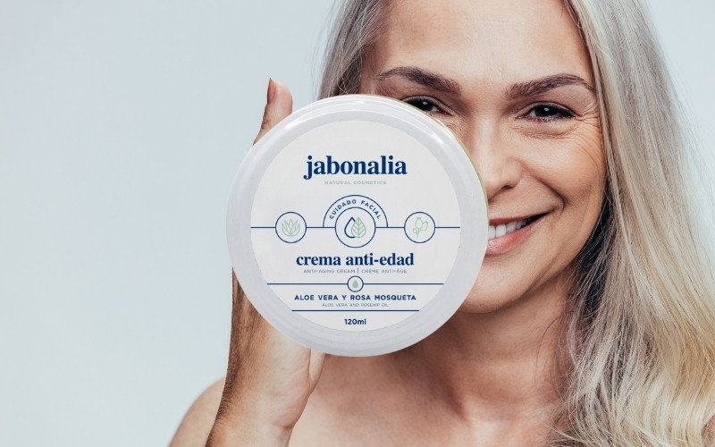 Jabonalia Gesichtscreme Aloe Vera und Hagebutte letzter Block