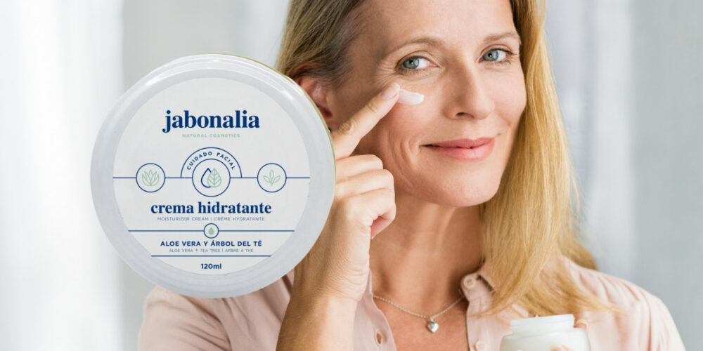 Jabonalia Gesichtscreme Aloe Vera und Teebaum Block 2