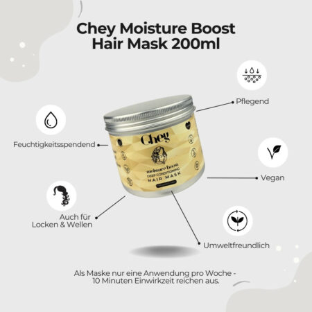 Chey Moisture Boost Deep Conditioning Hair Mask 200ml-duftneutral