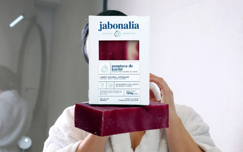 Jabonalia Körperseife Sheabutter 100g, für trockene Haut7